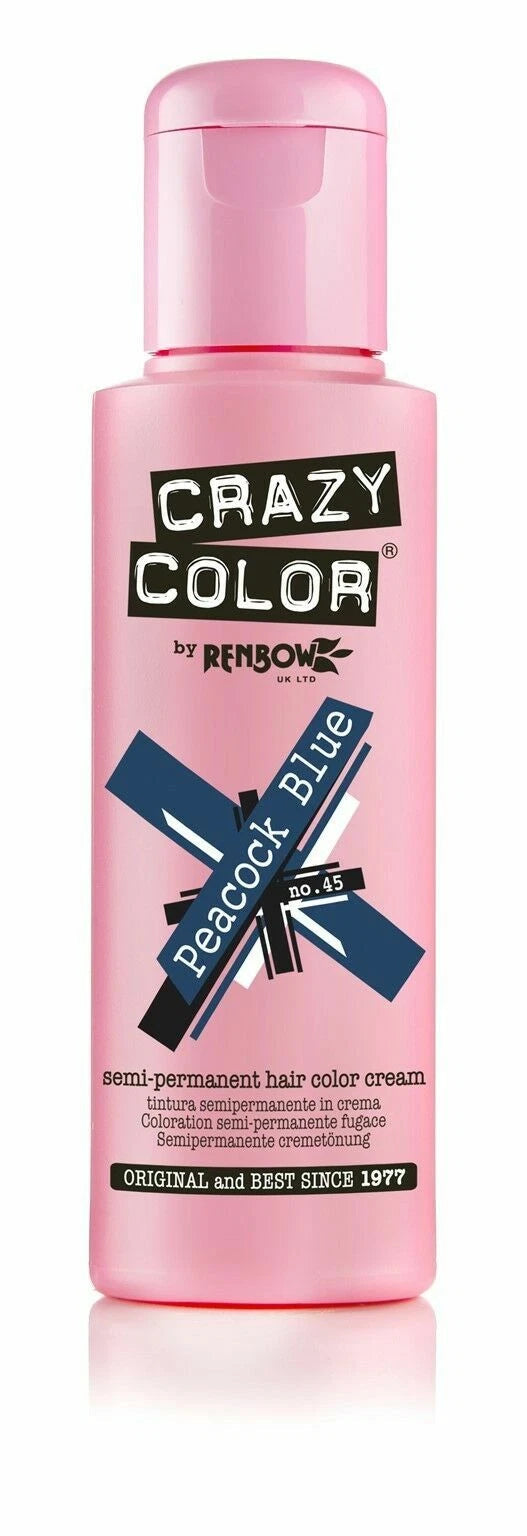 Crazy Color Semi Permanent Hair Colour Cream - 100 ml - All Colors x-pression