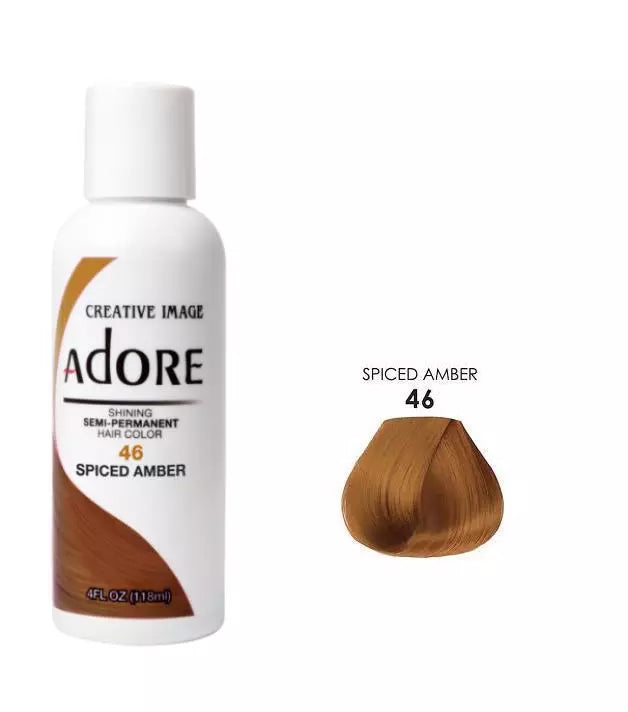 2 X ADORE SEMI PERMANENT HAIR DYE COLOR AMMONIA PEROXIDE ALCOHOL FREE 118 ML x-pression