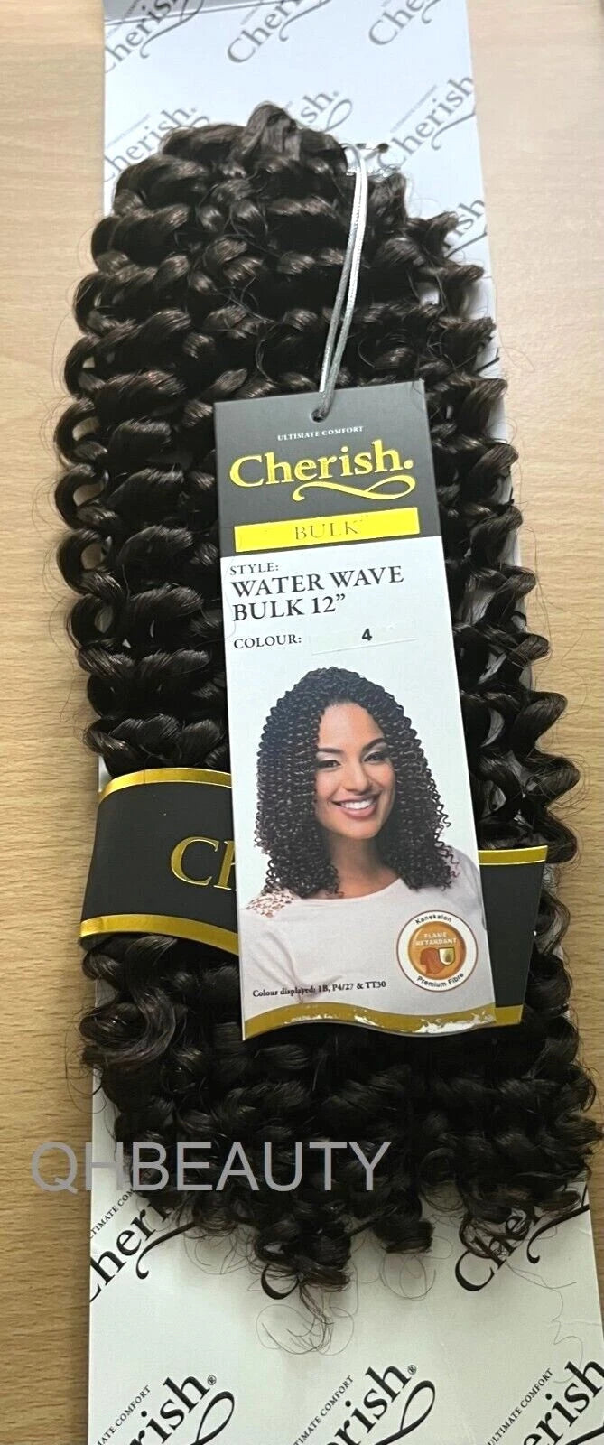 Cherish Synthetic Crochet Hair Extension Curly Braids – Water Wave Braids 12 '' x-pression