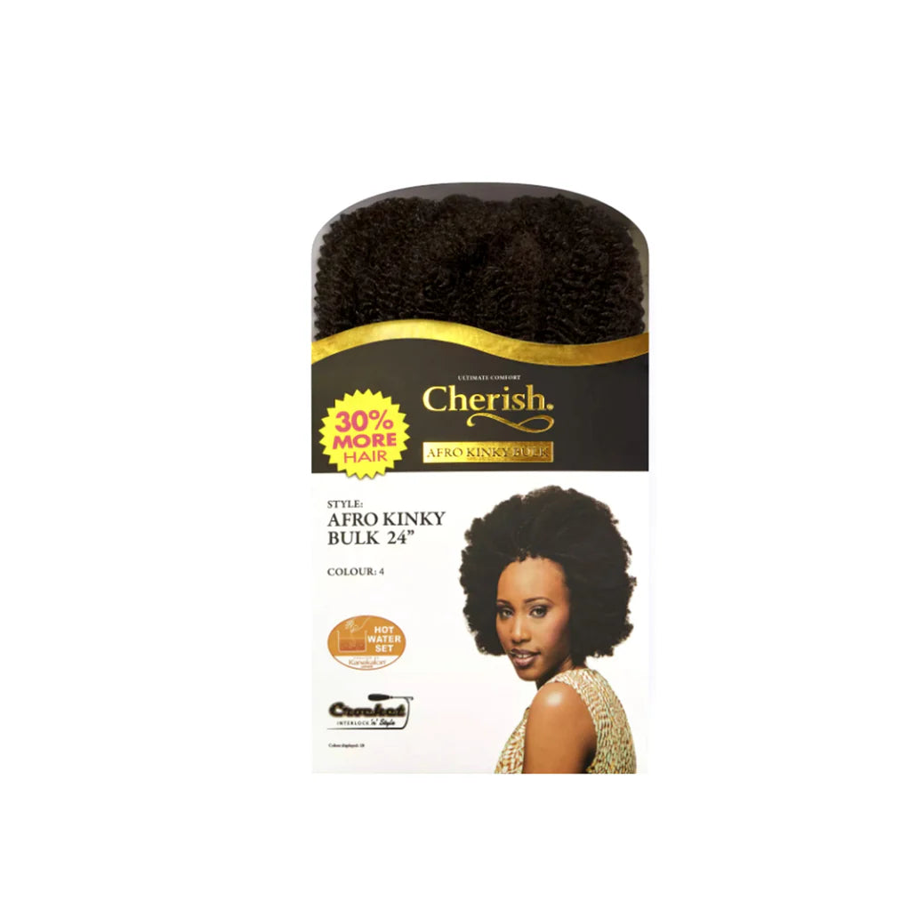 Cherish Bulk - Afro Kinky Bulk 24" Inches Length x-pression