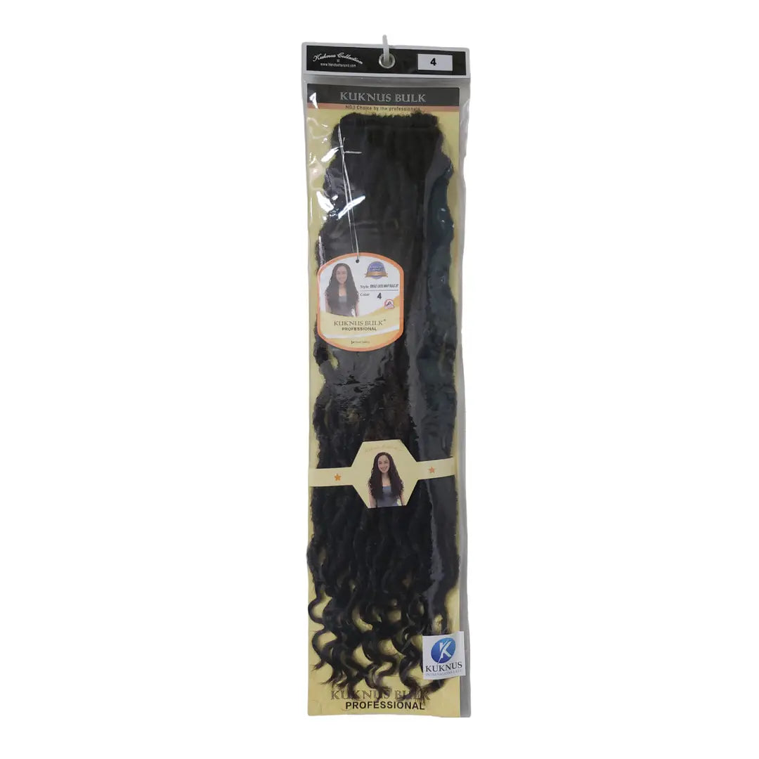 Kuknus Dread Locks Extensions Twist Braiding Hair Crochet Braids Wavy Bulk 20″ x-pression