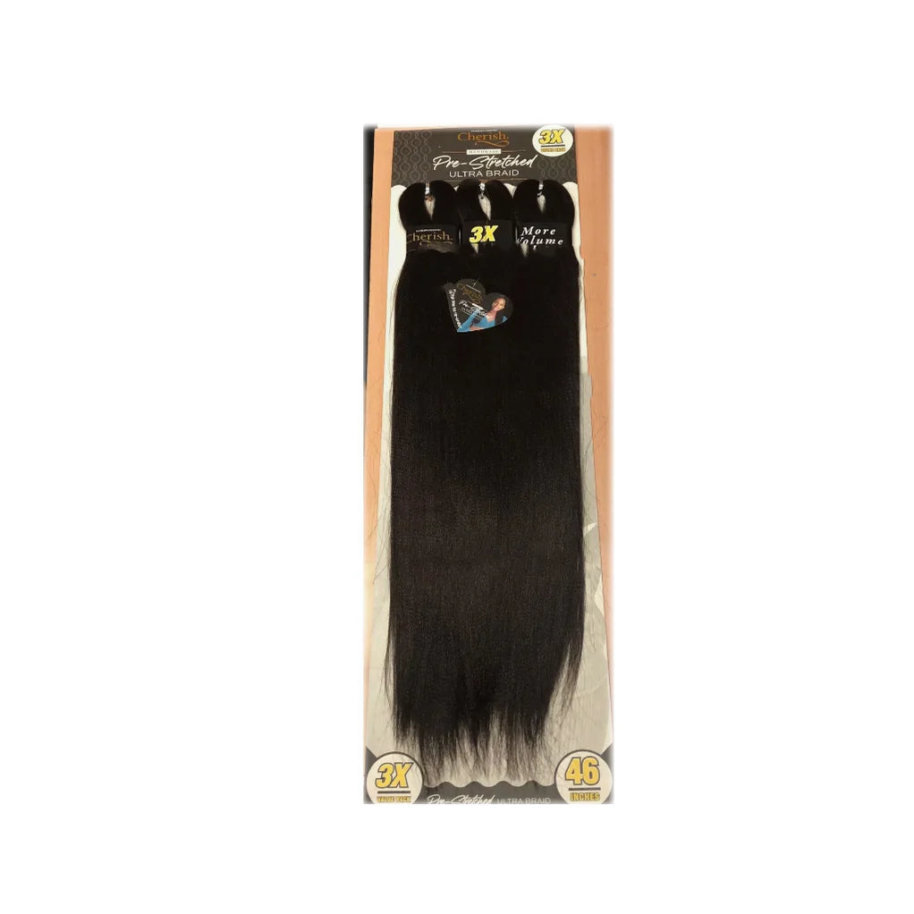 Cherish Pre Stretched Ultra Braid 46" 3x Pack Value Braid x-pression