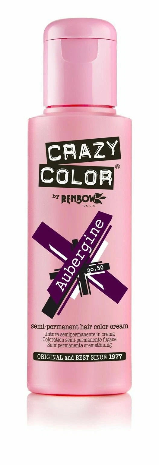 Crazy Color Semi Permanent Hair Colour Cream - 100 ml - All Colors x-pression