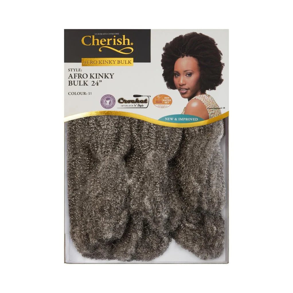 Cherish Bulk - Afro Kinky Bulk 24" Inches Length x-pression