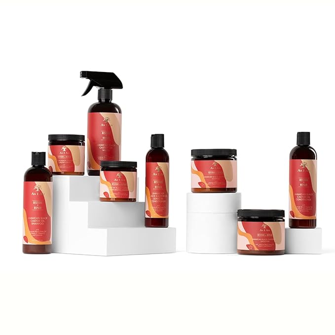 As I Am Restore & Repair Jamaican Black Castor Oil Conditioner - 12 ounce - with JBCO, Ceramide, Betaine, Vitamin C, & Vitamin E - Instant Moisture & Hydration - Strengthens & Conditions x-pression