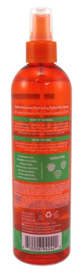 Cantu Avocado Hydrating Refresher Spray 12 Ounce (354 ml) x-pression