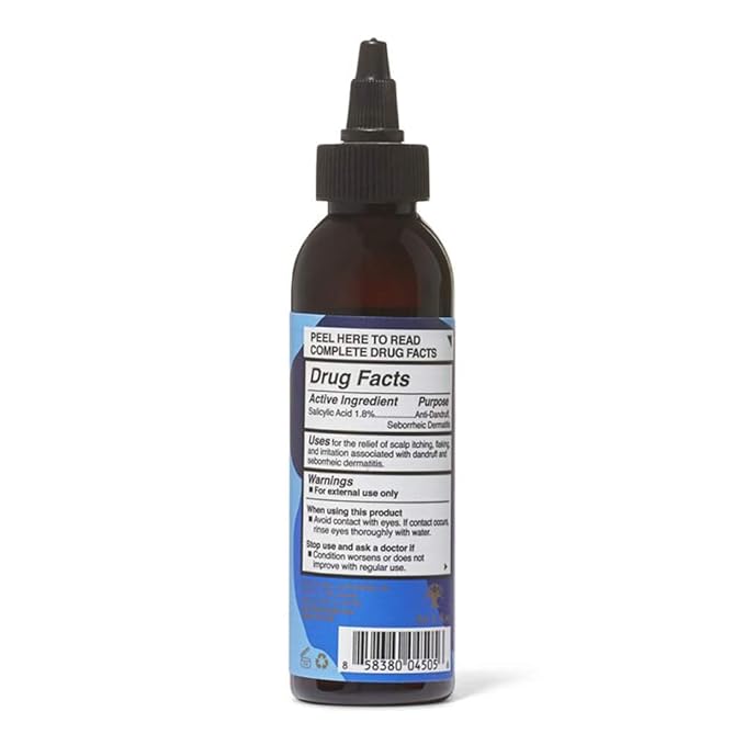 As Am Dry and Itchy Scalp Care Oil Treatment - 4 ounce - Enriched with Salicylic Acid, Olive Oil, and Tea Tree Oil - Fights Dandruff, Seborrheic Dermatitis, and Psoriasis, Blue x-pression