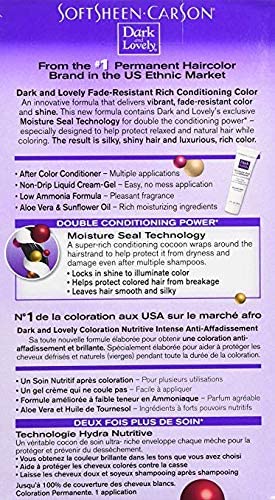 Dark & Lovely Fade Resist, Rich Conditioning Color - Jet Black #371, Jet Black, 1 Count x-pression