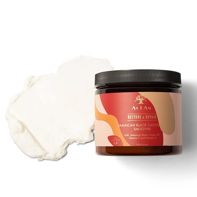 As I Am Restore And Repair Jamaican Black Castor Oil Smoothie - 16 oz - with Vitamin C & E & Ceramides x-pression