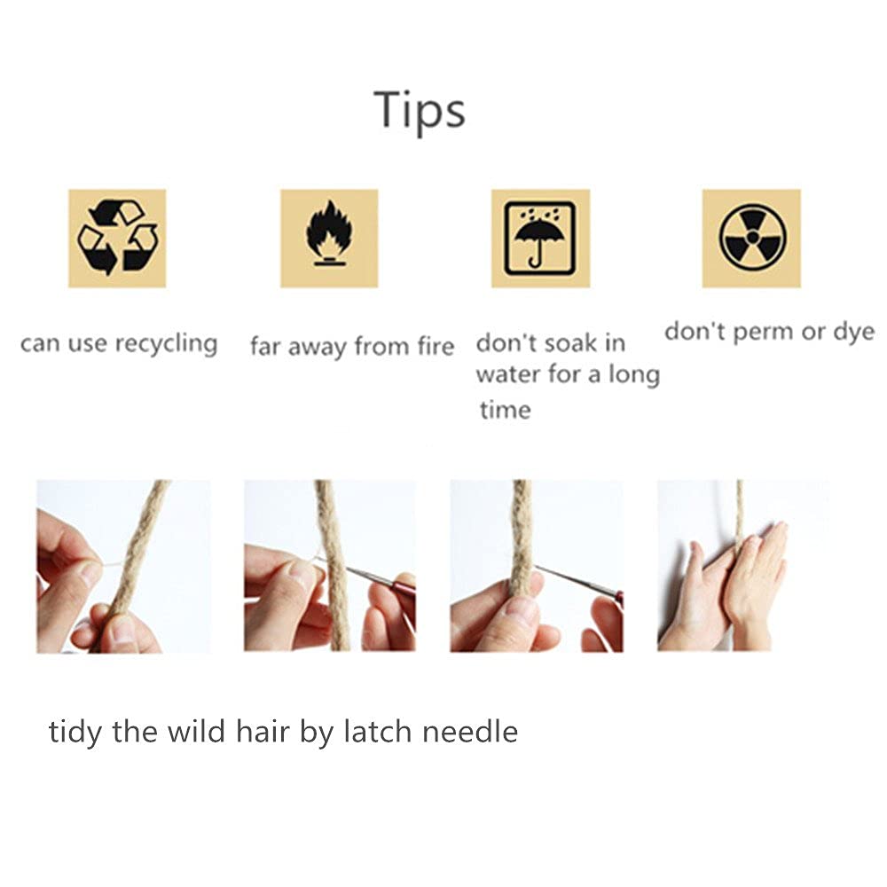 Kuknus Dread Locks Extensions Twist Braiding Hair Crochet Braids Wavy Bulk 20″ x-pression