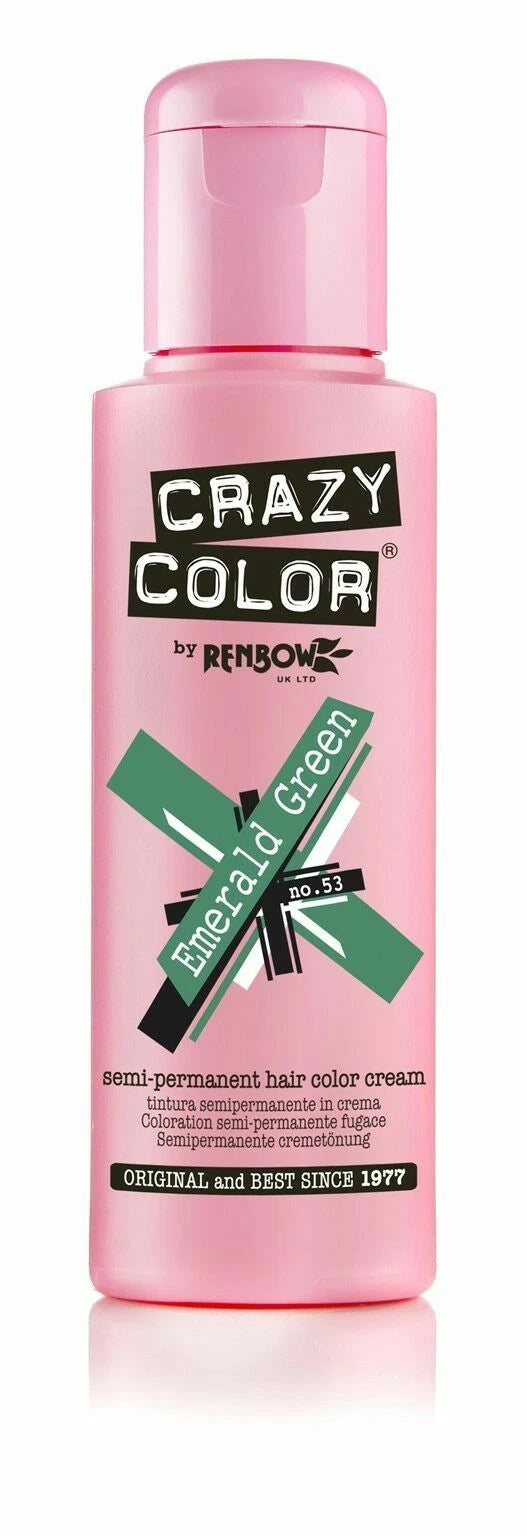 Crazy Color Semi Permanent Hair Colour Cream - 100 ml - All Colors x-pression