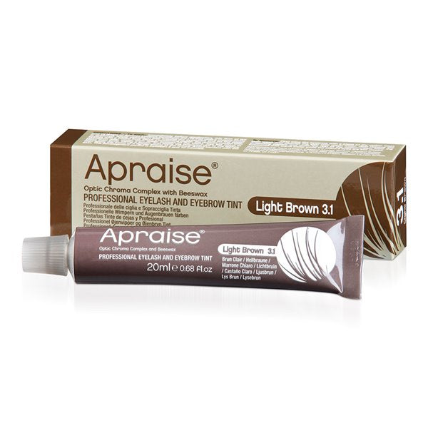 Apraise Eyelash & Eyebrow Tint Light Brown 3.1 Natural Light Brown, 20 ml x-pression