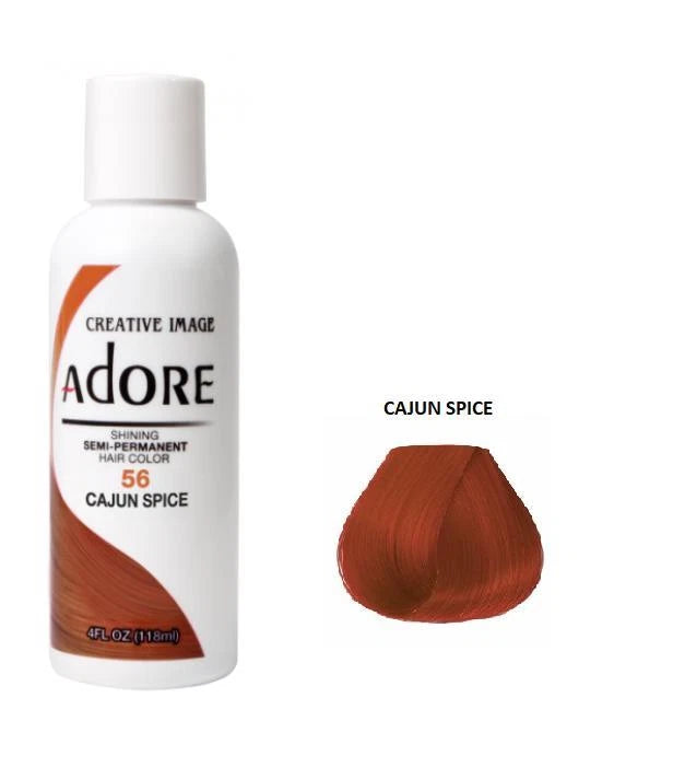 2 X ADORE SEMI PERMANENT HAIR DYE COLOR AMMONIA PEROXIDE ALCOHOL FREE 118 ML x-pression