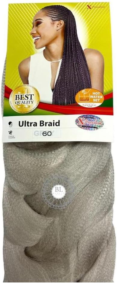 X-PRESSION Ultra Braiding Hair - Original Kanekalon, All Shade Available - 82'' x-pression