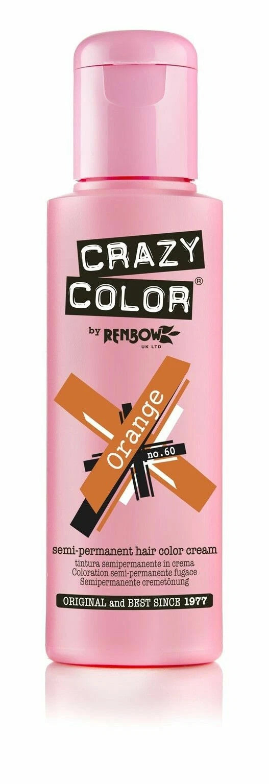 Crazy Color Semi Permanent Hair Colour Cream - 100 ml - All Colors x-pression