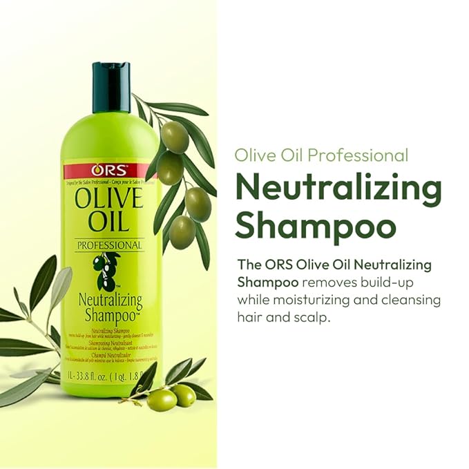 ORS Olive Oil Professional Neutralizing Shampoo 33.8 Ounce (Pack of 1) x-pression
