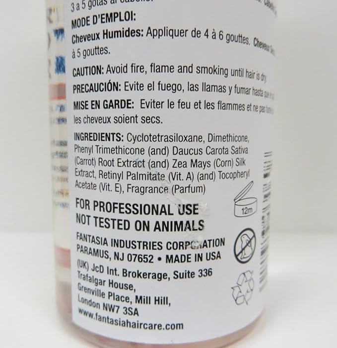 IC Fantasia Hair Polisher Carrot Growth Serum Triple Strength, 6 oz x-pression