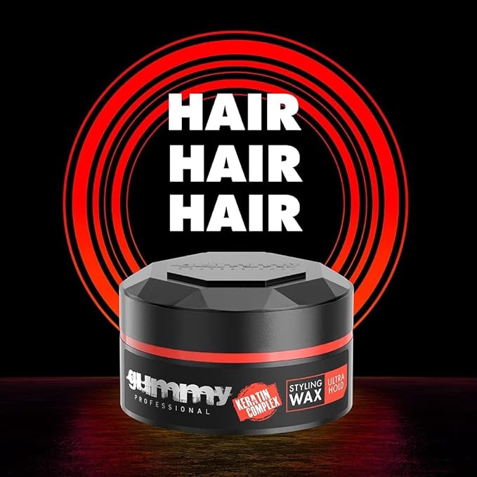 Gummy Ultra Hold Hair Styling Wax 5.07 fl.oz - Keratin Complex, 150 ml x-pression