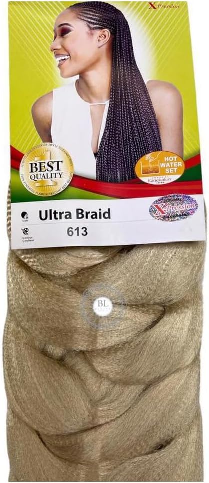 X-PRESSION Ultra Braiding Hair - Original Kanekalon, All Shade Available - 82'' x-pression