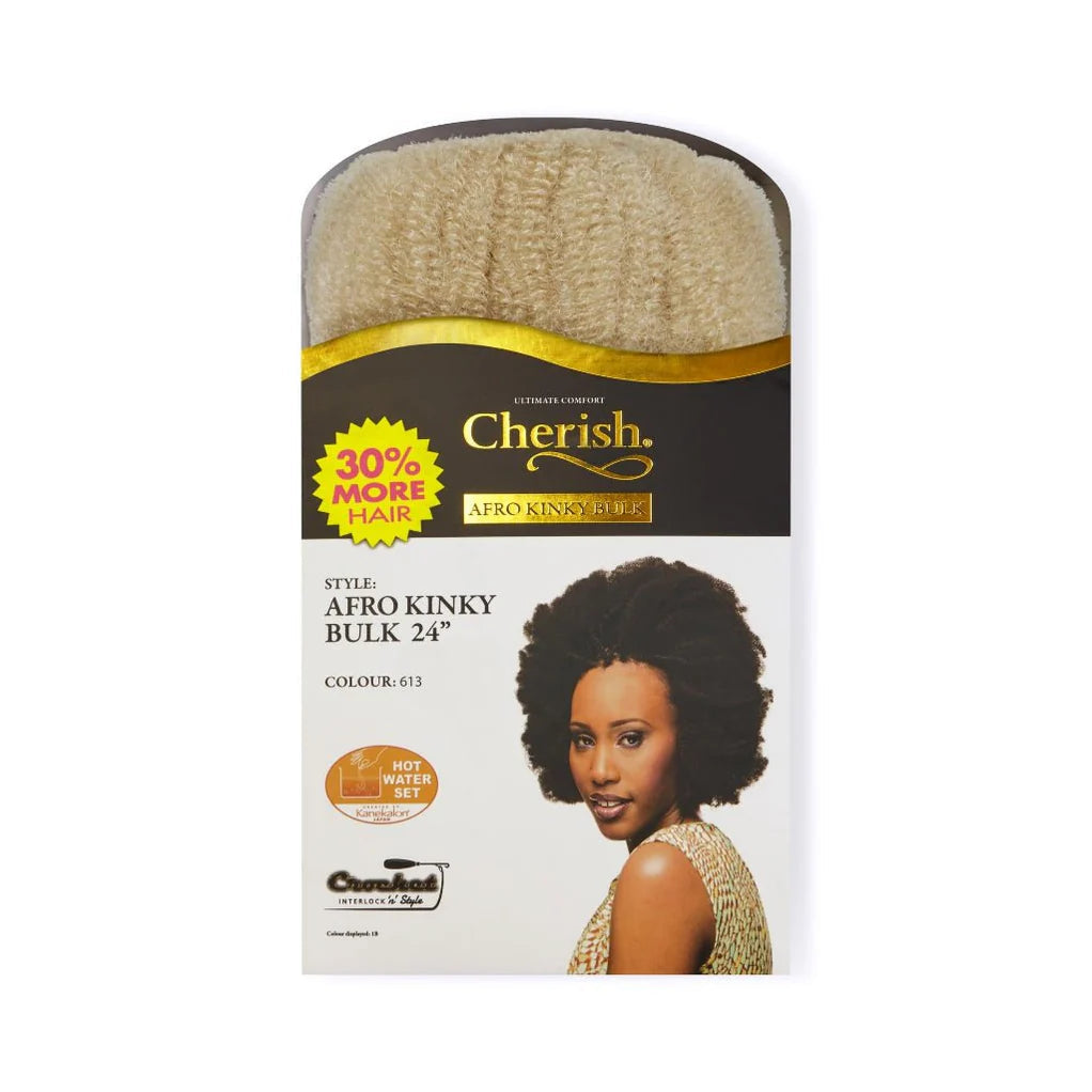Cherish Bulk - Afro Kinky Bulk 24" Inches Length x-pression