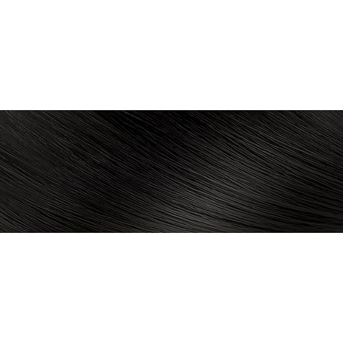 Moisture Rich Liquid Hair Color by Crème of Nature, C10 Jet Black, with Shea Butter Conditioner, 1 Application x-pression
