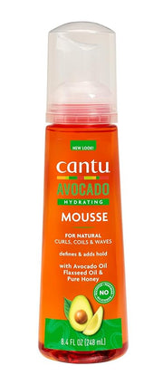 Cantu Avocado Hydrating Mousse, 8.4 fl oz (248 ml) x-pression
