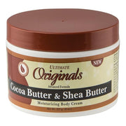 Originals by Africa's Best Cocoa Butter & Shea Butter Moisturizing Body Cream, Superior Blend of Natural Ingredients for Velvety Smooth, Nourished Skin, 8oz Jar x-pression