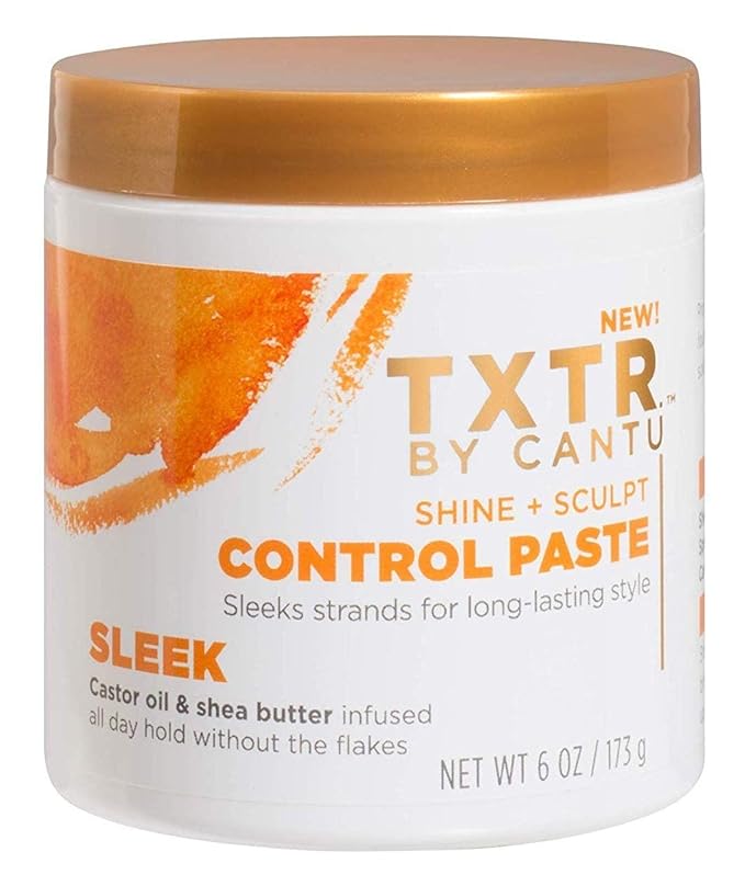 Cantu Txtr Sleek Shine Sculpt Control Paste, 6 Ounce x-pression