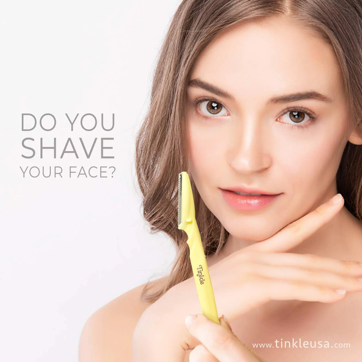 Profiline 3pcs pack mini eyebrow razors facial hair remover twinkle shape shaper, Women x-pression