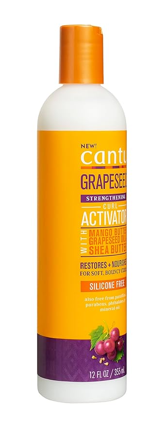 Cantu Grapeseed Curl Activator Cream, 12 oz x-pression