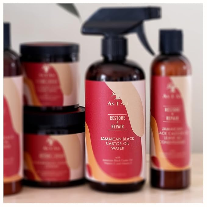 As I Am Restore & Repair Jamaican Black Castor Oil Conditioner - 12 ounce - with JBCO, Ceramide, Betaine, Vitamin C, & Vitamin E - Instant Moisture & Hydration - Strengthens & Conditions x-pression