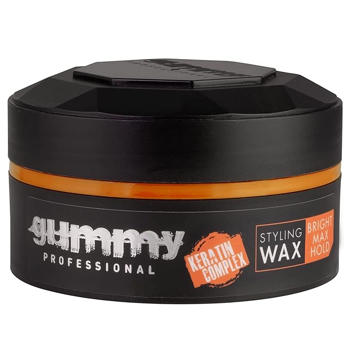 Gummy Bright Max Hold Hair Styling Wax 5.07 fl. oz - Keratin Complex, 150 ml x-pression