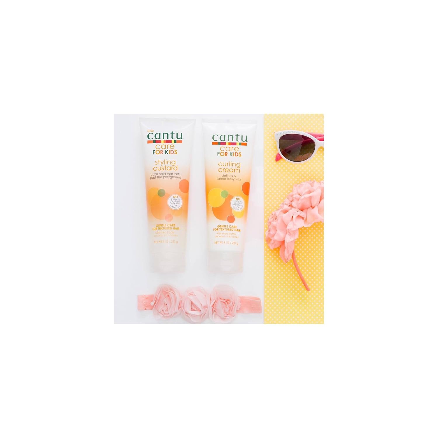 Cantu Kids Curling Cream, 8 Ounce , 227 g x-pression