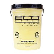 Eco Style Black Castor and Flaxseed Oil Styling Gel - Helps Nourish and Repair Damaged Hair - Promotes Healthy Scalp - Provides Superior and Weightless Hold - Delivers Long Lasting Shine x-pression