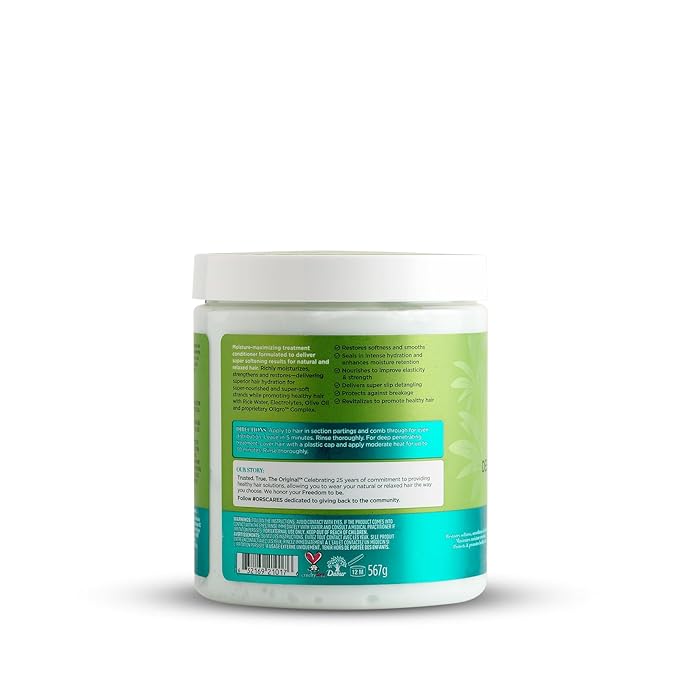 ORS Olive Oil Max Moisture Super Softening Deep Treatment Conditioner Infused with Rice Water & Electrolytes (20.0 oz) x-pression