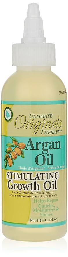 Originals by Africa's Best Therapy Argan Oil Stimulating Growth Oil, Penetrates & Rejuvenates Hair, Scalp, Nails and Skin, All Day Long Moisturizing & Conditioning, 4oz Bottle x-pression
