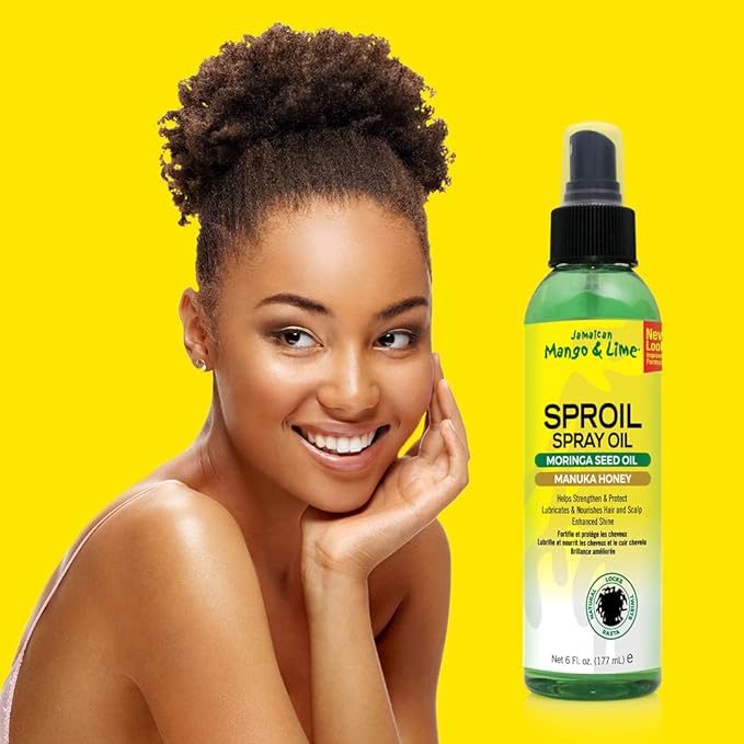Jamaican Mango & Lime Sproil Spray Oil For Hair, 6 Fl Oz x-pression