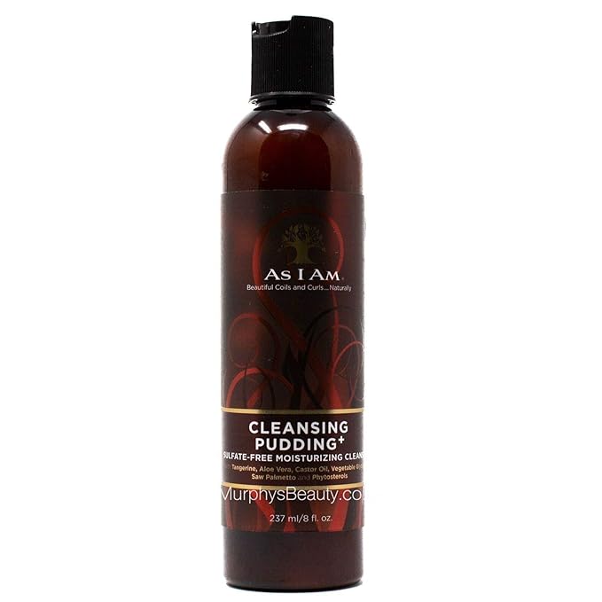 As I Am Beautiful Coils And Curls Cleansing Pudding, 8 fl oz, 237 mL x-pression