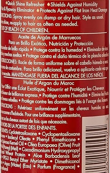 Crème of Nature Argan Oil Gloss & Shine Mist 4 oz. x-pression