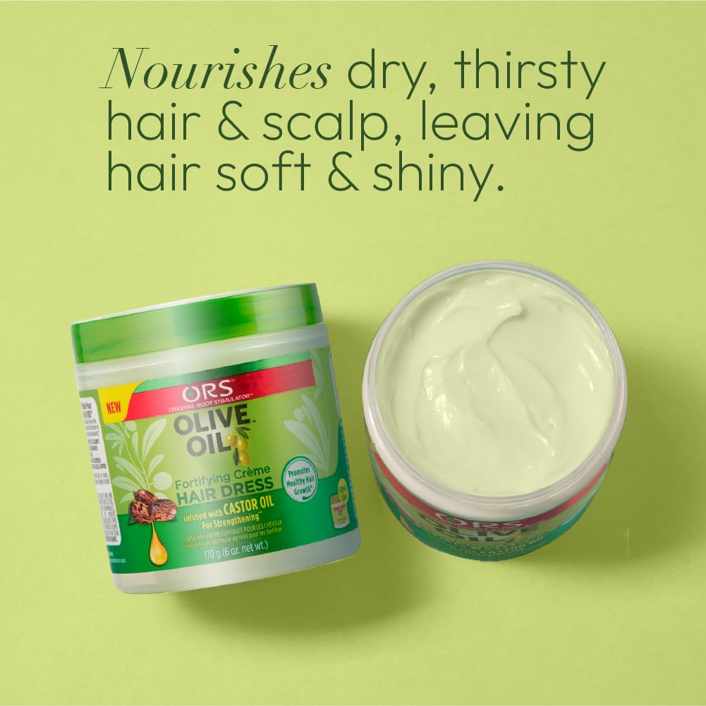Organic Root Stimulator Olive Oil Hair Dress Cream, 6 Ounce, 170 g x-pression