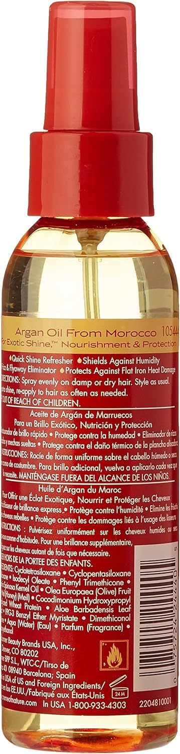 Crème of Nature Argan Oil Gloss & Shine Mist 4 oz. x-pression