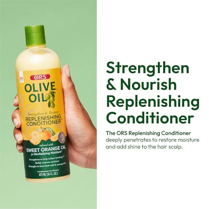 Organic Root Stimulator Olive Oil Replenishing Conditioner, 12.25 Ounce x-pression