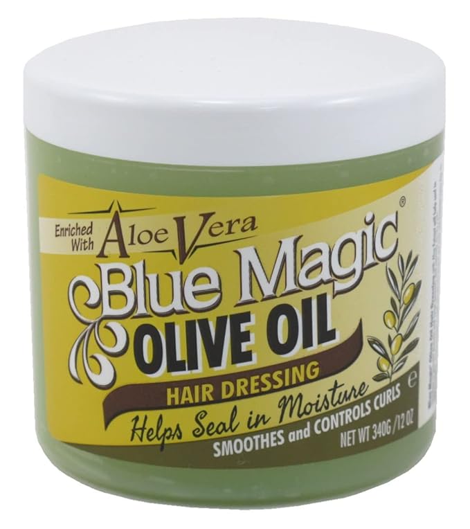 Blue Magic Olive Oil Hair Dressing with Aloe Vera, 12 Ounce x-pression