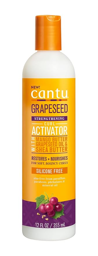 Cantu Grapeseed Curl Activator Cream, 12 oz x-pression