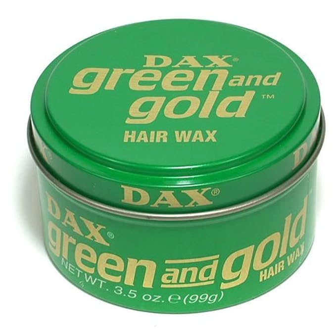 DAX Green and Gold Hair Wax, 3.5 oz, 99 g x-pression