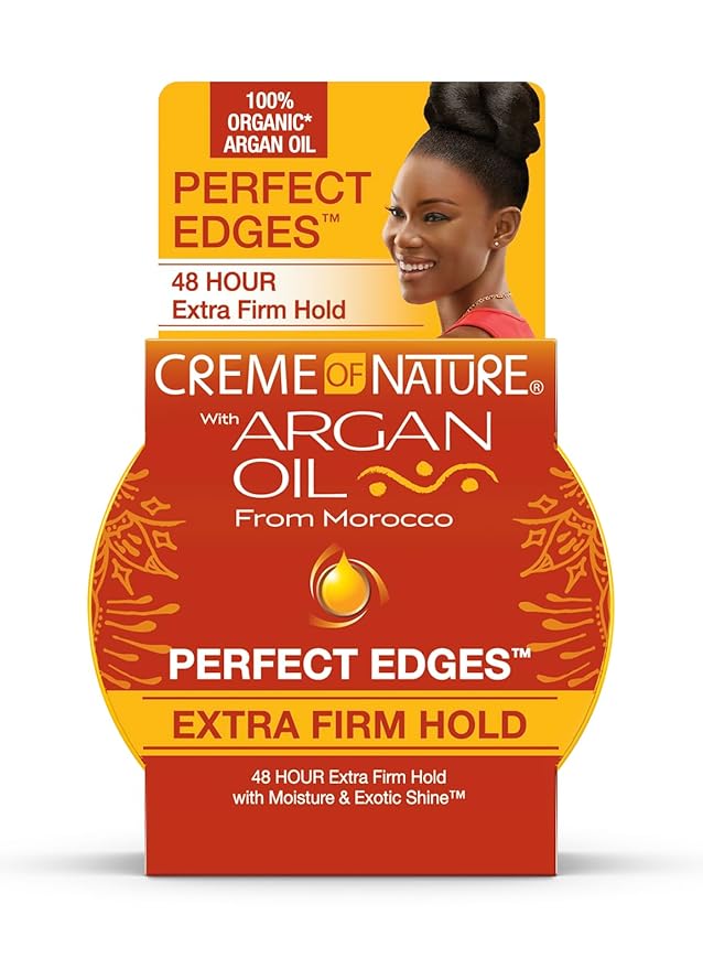 Crème of Nature Argan Oil Perfect Edges Extra Hold, 2.25 Oz x-pression