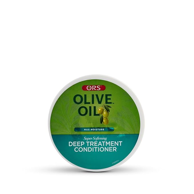 ORS Olive Oil Max Moisture Super Softening Deep Treatment Conditioner Infused with Rice Water & Electrolytes (20.0 oz) x-pression