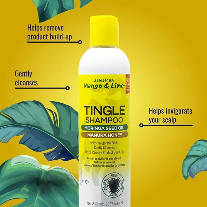 Jamaican Mango & Lime Tingle Shampoo, 8 Ounce x-pression