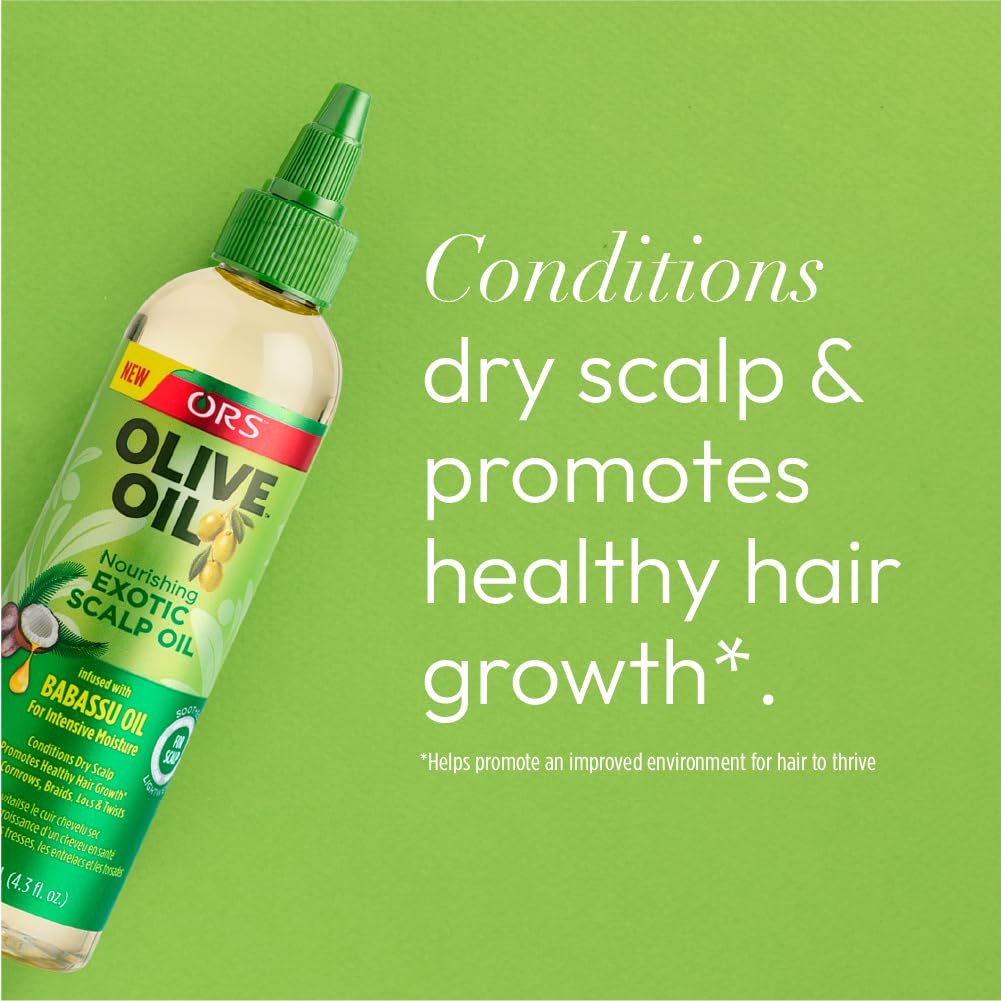 ORS Olive Oil Nourishing Exotic Scalp infused with Babassu Oil for Intensive Moisture 4.3 oz x-pression