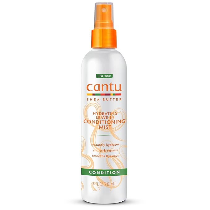 Cantu Shea Butter Hydrating Leave in Conditioning Mist,8 Fluid ounce x-pression